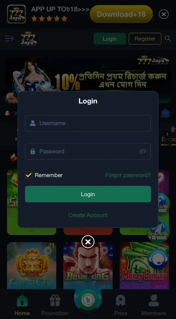 777Jaya Login